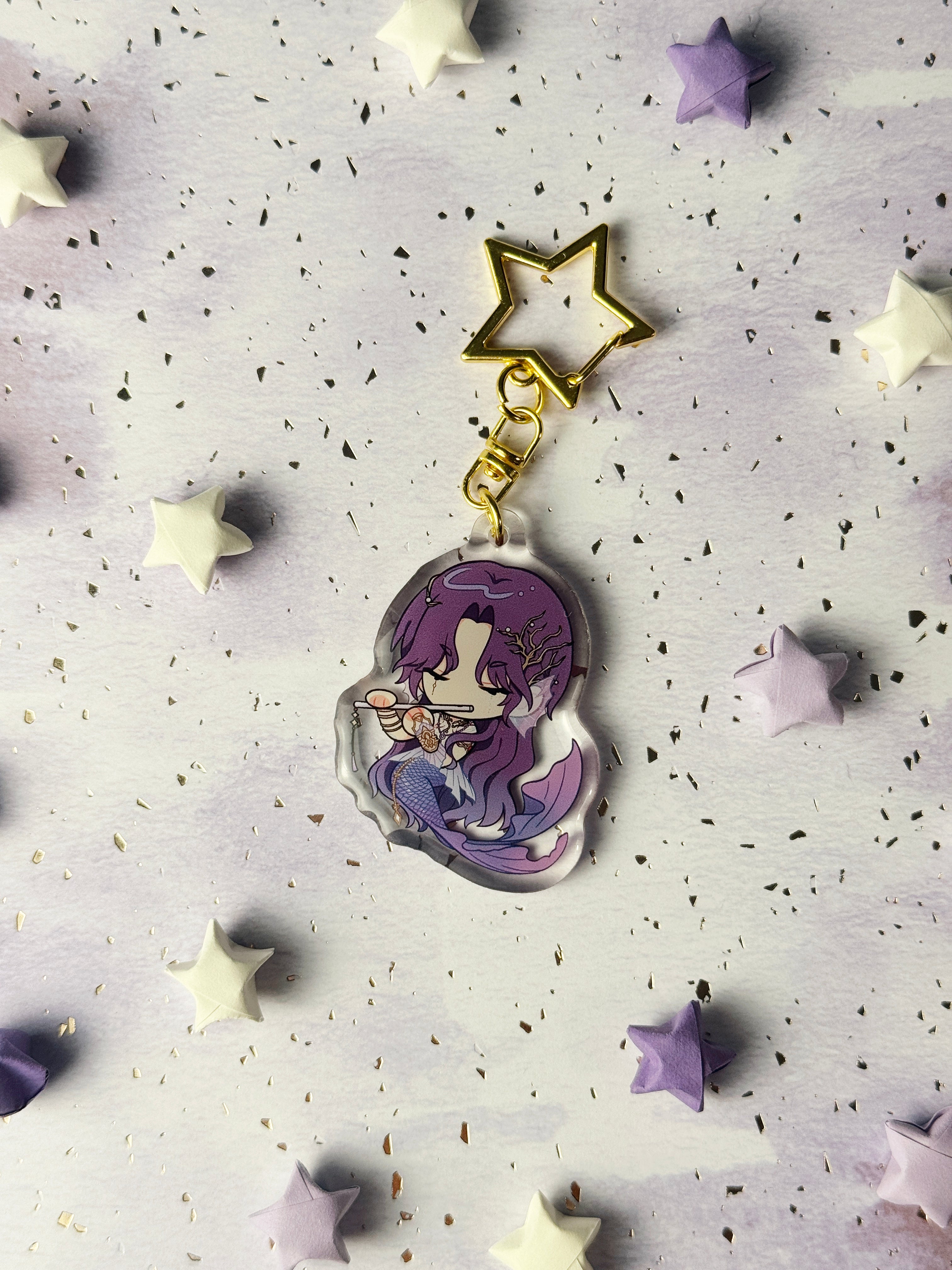 IN HAND: fishie acrylic charm