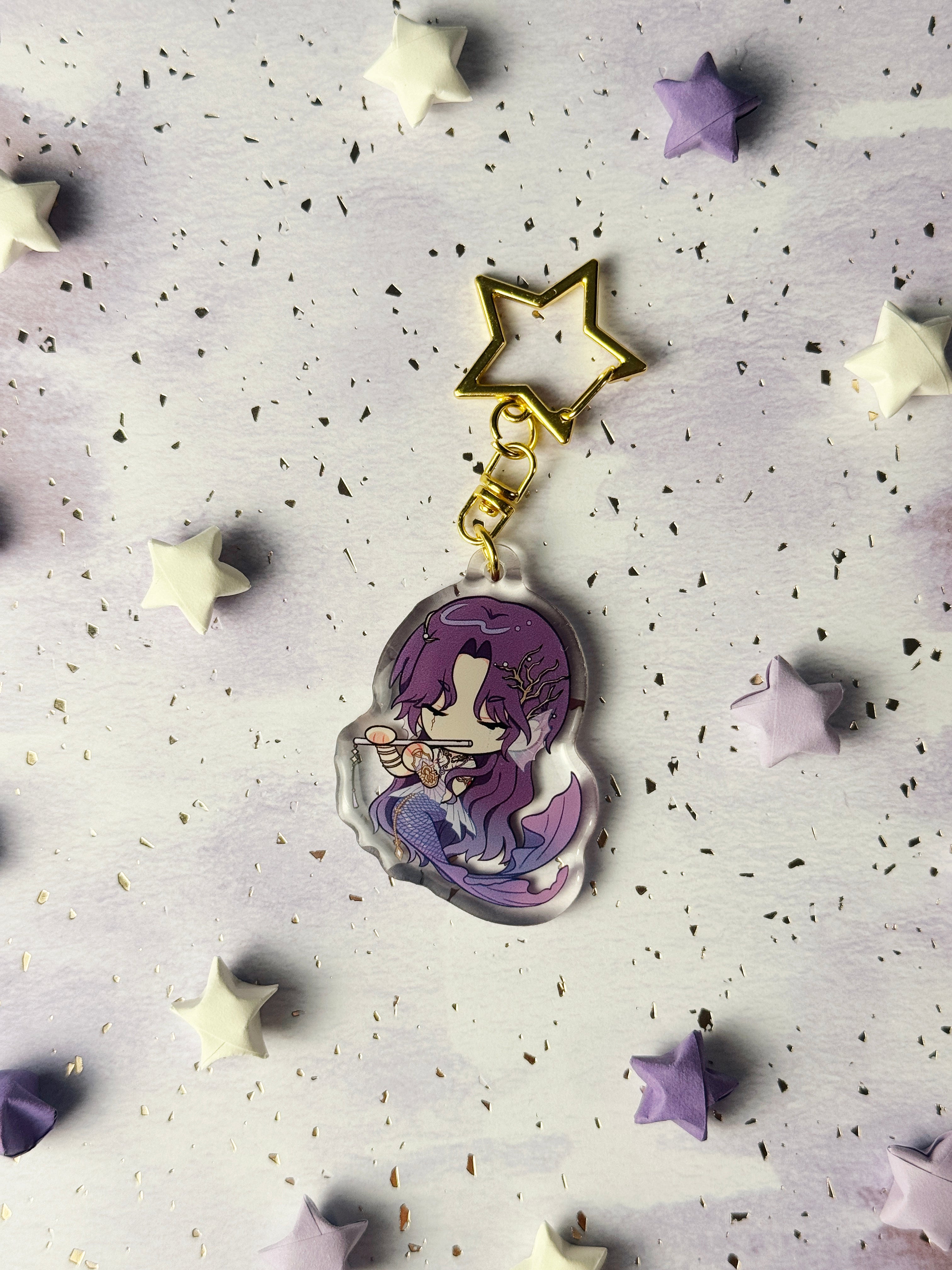 IN HAND: fishie acrylic charm